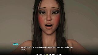 wvm 10 girlfriend loses virginity to big white cock femdom curvy huge tits creampie hentai game