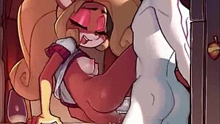 yo, watch this cartoon pussy get fucked on the table! 🍑💦