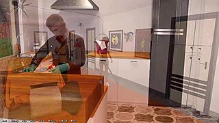 slutty redhead humiliates small dick boyfriend after accidental pregnancy in being a dik 136 hentai game