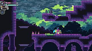 curvy asian oppai blowjob gangbang in cuphead pixel hentai game sexy outfit