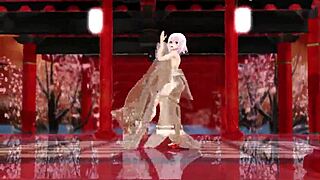 Short-Haired Hottie Strips Wildly!