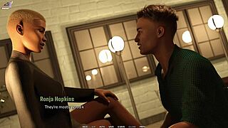 ebony teacher teases for huge cock anal in taboo university class