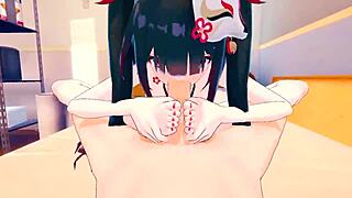 horny sparkle anal assfucking blowjob creampie cum squirt huge tits hentai game