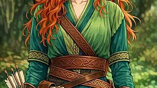 enora larchère rousse ia anime solo masturbation anal blowjob facial 😈