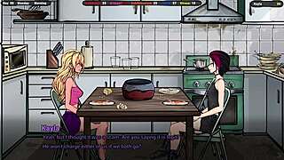 Horny Landlord Grinds Dick Intensely Against Her Panties Pussy