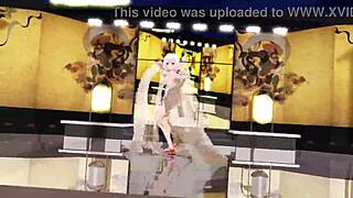 Short-Haired Hottie Strips Wildly!