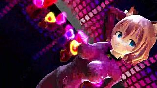 i'm totally into short hair girl's pink cat dance vibes