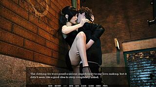 Quick Alley Bang with Curvy Step-Cousin in Justice League Outfit Turns Steamy