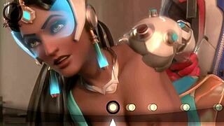 Overwatch PMV 1 by Nerasync Features D.Va Sombra Mercy in Blender SFM