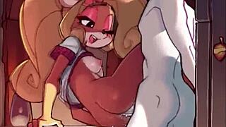 yo, watch this cartoon pussy get fucked on the table! 🍑💦