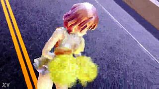 short hair cheerleader 【mm3077】 dances wild and eats it up! 💃🍑🔥