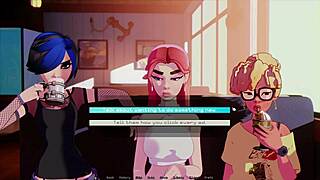 goth girl pulls huge cock during first hentai pornstar interview