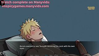 tsunade lends a helpful hand around the house of shinobi nicely