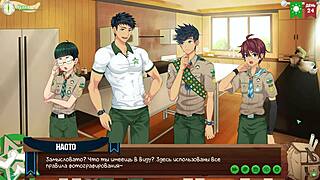 i can't believe the canteen scene in game friends camp ep 46 got so steamy russian voiceover 18+