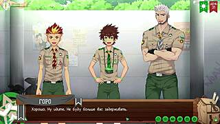 i can't believe game friends camp way 2 ep 41... meeting kieran hit different russian voiceover