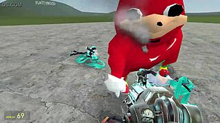 Watch Big Muscular Ugandan Destroy Petite Blue Hair Teen Hole with Massive Cumshot