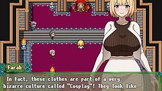 King Gropes Farah's Massive Tits Farewell