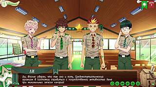 Game friends venture on path 2 part 4 fishing with Taiga under Russian voiceover