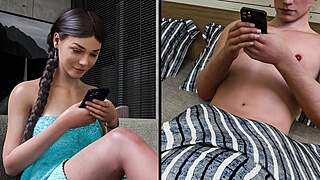 Milfs of Sunville 2 Full Gameplay Part 56: Beach Gym Slut Fingering Tits Pussy Action!