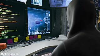 blonde meta's wild anal ride and deep throat thrill in nexus 3 orbit's futuristic haze