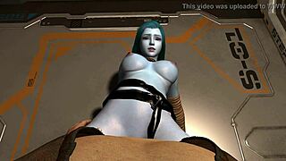 i can't resist this vam 3d blue alien queen's cowgirl blowjob doggystyle tribute ride