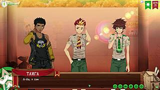 i can't believe game friends camp way 2 ep 41... meeting kieran hit different russian voiceover