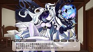 monster girl tdx handjob squeezes those huge tits tight