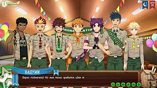 game camp of friends path 2 ep 55 has wild costumes, russian voiceover nails it