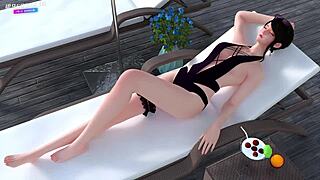 步非烟系列top10让我欲火焚烧 jerking off to her sexy curves and pussy licks