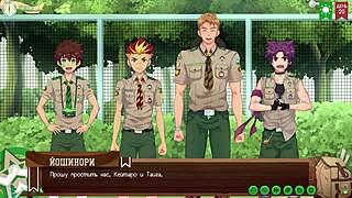 Yoichi needs subtle friend aid at camp way 2 episode 37 russian voiceover