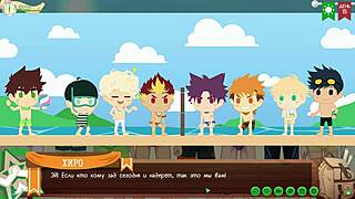 game friends play volleyball with taiga in camp path 2 part 9 russian voiceover