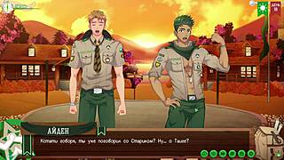 game friends camp path 2 taiga's crew hangs out part 27 russian vibes