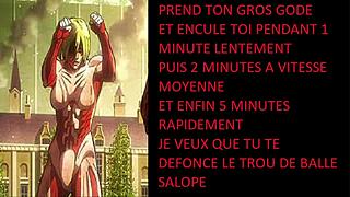 feel annie's submission pulling you into piss anal?