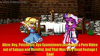 marisa and reimu go wild fucking in touhou parody 😈💦 fun overload!