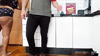 janitor loses control and explodes inside the moaning young wet pussy rider