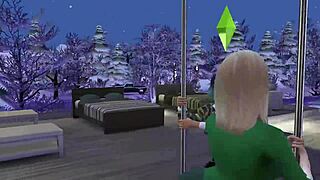 Kardashian sisters twerk their big asses and tits in famous 3D Sims family striptease