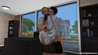 yo pregnant emily vonce takes hard office fucking like a champ