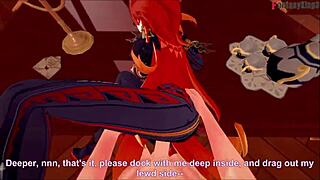 Mavuika's Office Temptation in Tight Jeans Genshin Fantasy