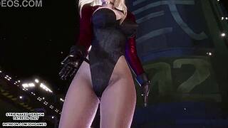 ahri shakes her ass in sexy kpop dance day by day t-ara mmd league hentai!