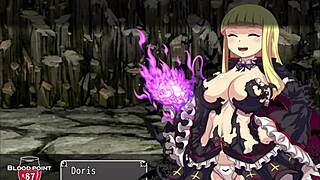 vampira prowls road dominating helpless men along her lewd path