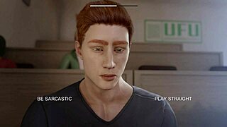 the professor jumps in hard anal support fucking our asses in tense game animation moment