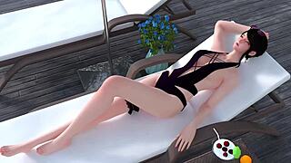 步非烟系列top10让我欲火焚烧 jerking off to her sexy curves and pussy licks