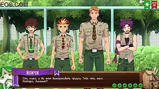 Yoichi needs subtle friend aid at camp way 2 episode 37 russian voiceover