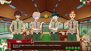 game friends camp episode 7 sparks curiosity in scoutmaster chat russian voice acting