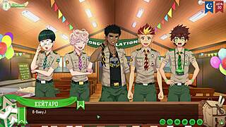 game camp of friends path 2 ep 55 has wild costumes, russian voiceover nails it