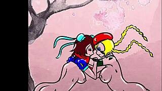 pandoracatfight anime comics feature intense catfight wrestling clashes