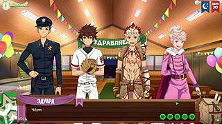 Intense yaoi cosplay pounding