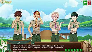 Game friends venture on path 2 part 4 fishing with Taiga under Russian voiceover