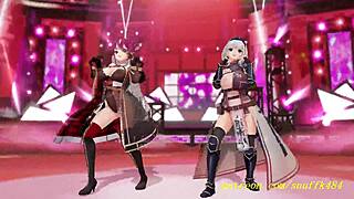 novr mmd towa's intriguing 3d dance motions in hololive style