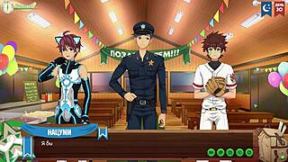 Intense yaoi cosplay pounding